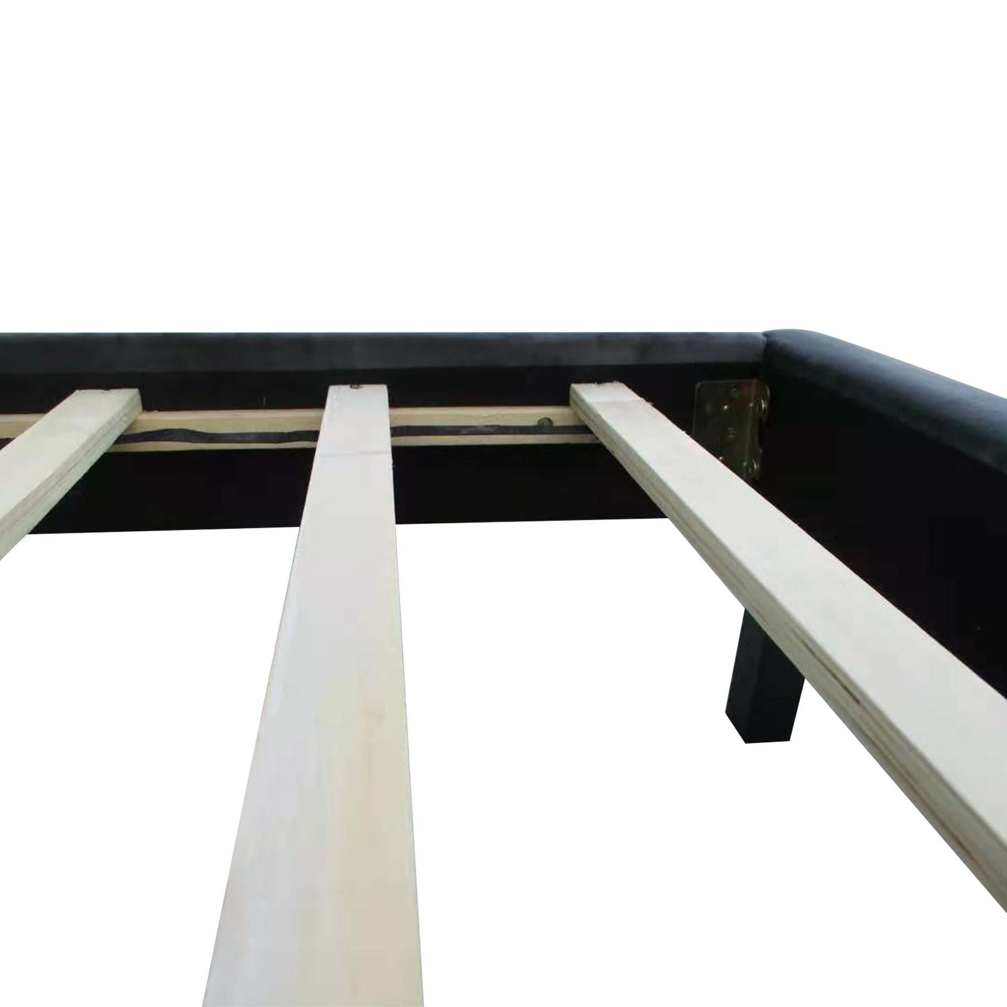 Velvet Button Tufted-Upholstered Bed with Wings Design - Strong Wood Slat Support - Easy Assembly - Gray, Queen, platform bed Velvet Button Tufted-Upholstered Bed with Wings Design - Strong Wood Slat Support - Easy Assembly - Gray, Queen, platform bed