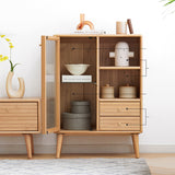 Oak Wood Cabinet - Stylish & Durable Storage Solution for Your Home Y107M01