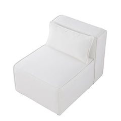 middle armless chair Beige