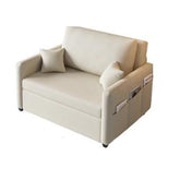 Modern Cotton-Linen Sofa - Khaki, Light Gray, Dark Blue, Brown and BlueGray Options - Stylish Wooden Frame fsx-1002