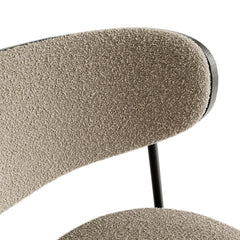 Black Dining Chair with Gold Metal Legs for Home & Bedroom (Set of 2)