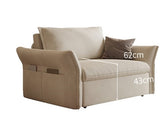Modern Faux Leather Sleeper Sofa in Multi-Color with Storage Pull-Out Sofa for Livingroom hyt-1424