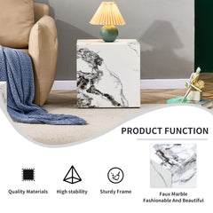 Modern White MDF Square Coffee Table - Perfect for Any Home Decor Style
