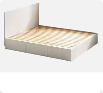 Minimalistic Ash Wood Bed Frame Queen Size Bed with Storage - Functional Design for Bedroom  fjjj-1657 Minimalistic Ash Wood Bed Frame Queen Size Bed with Storage - Functional Design for Bedroom  fjjj-1657