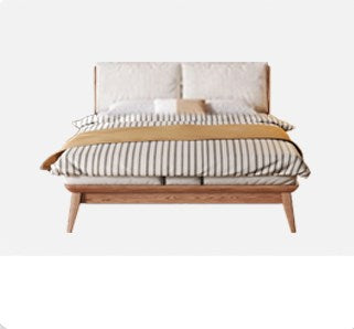 Sleek Ash Wood Bed Frame with Luxurious Down Corduroy Upholstery in Earthy Hues fjjj-1660 Sleek Ash Wood Bed Frame with Luxurious Down Corduroy Upholstery in Earthy Hues fjjj-1660