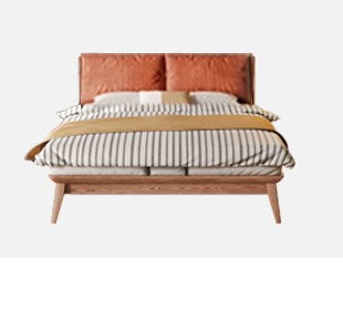 Sleek Ash Wood Bed Frame with Luxurious Down Corduroy Upholstery in Earthy Hues fjjj-1660 Sleek Ash Wood Bed Frame with Luxurious Down Corduroy Upholstery in Earthy Hues fjjj-1660