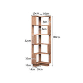 Stylish Brown Natural Ash Wood Storage Rack - Durable & Elegant Organization Solution fjjj-1663