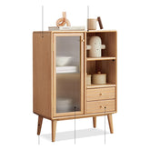 Oak Wood Cabinet - Stylish & Durable Storage Solution for Your Home Y107M01