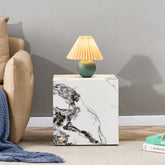 Modern White MDF Square Coffee Table - Perfect for Any Home Decor Style