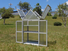 Mini Greenhouse Kit, Tiered Plant Stand for Indoor & Outdoor Use