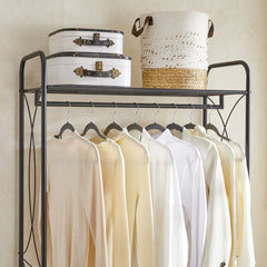 Freestanding Garment Rack, Open Wardrobe with Hanging Rail