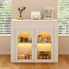 Convertible Dining Table Cabinet - Ideal for Small Spaces (Lighting Not Included) hyf-5629