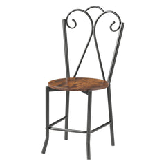 5-Piece Glass Dining Table Set with 4 Chairs, Modern Style