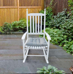 wooden porch rocker chair WHITE, without mat