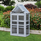 Mini Greenhouse Kit, Tiered Plant Stand for Indoor & Outdoor Use
