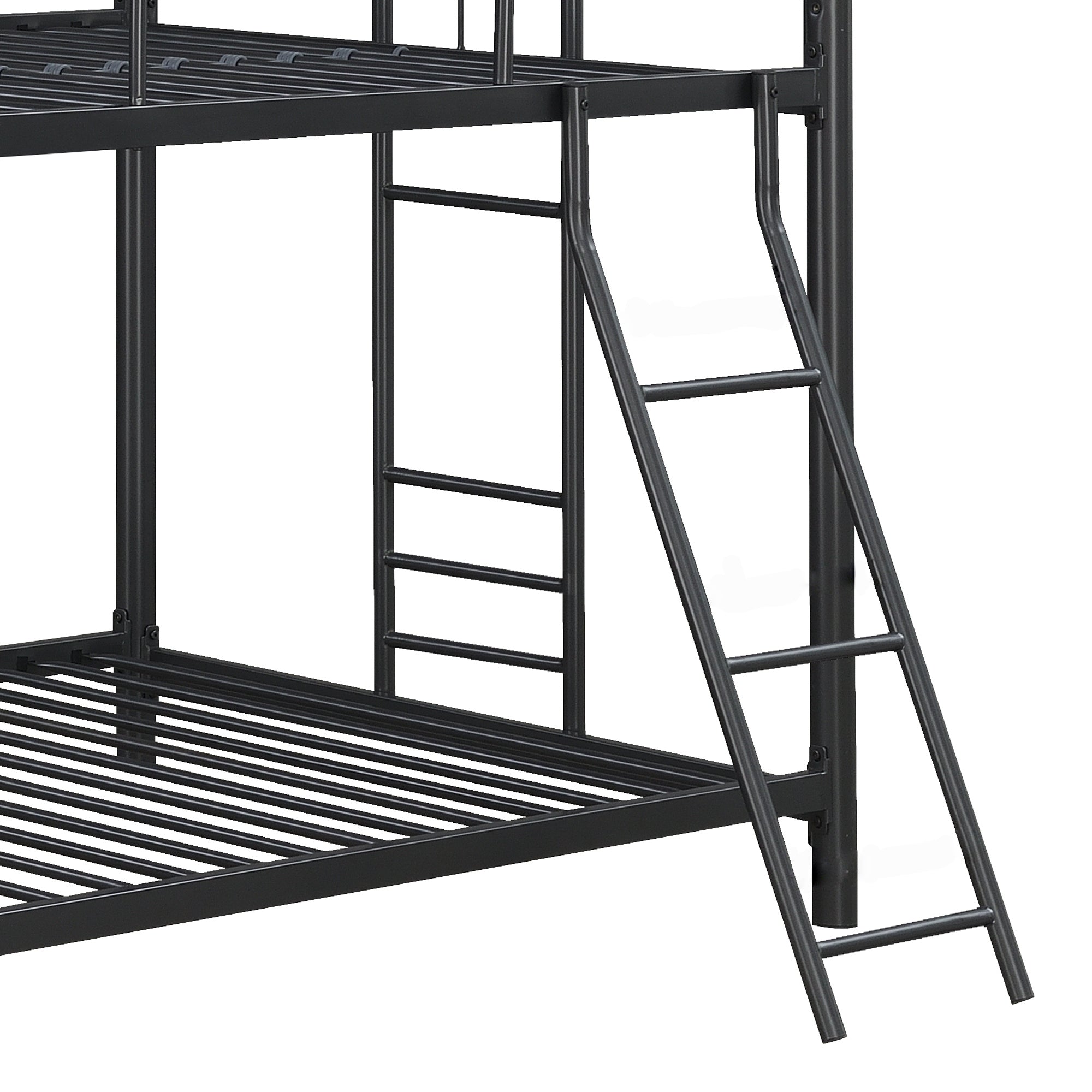 Furniture   Triple Bunk Bed, Twin/Twin/Twin, black Furniture   Triple Bunk Bed, Twin/Twin/Twin, black