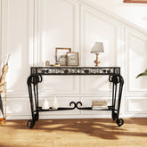 Glass & Metal Console Table, Entryway & Hallway Table