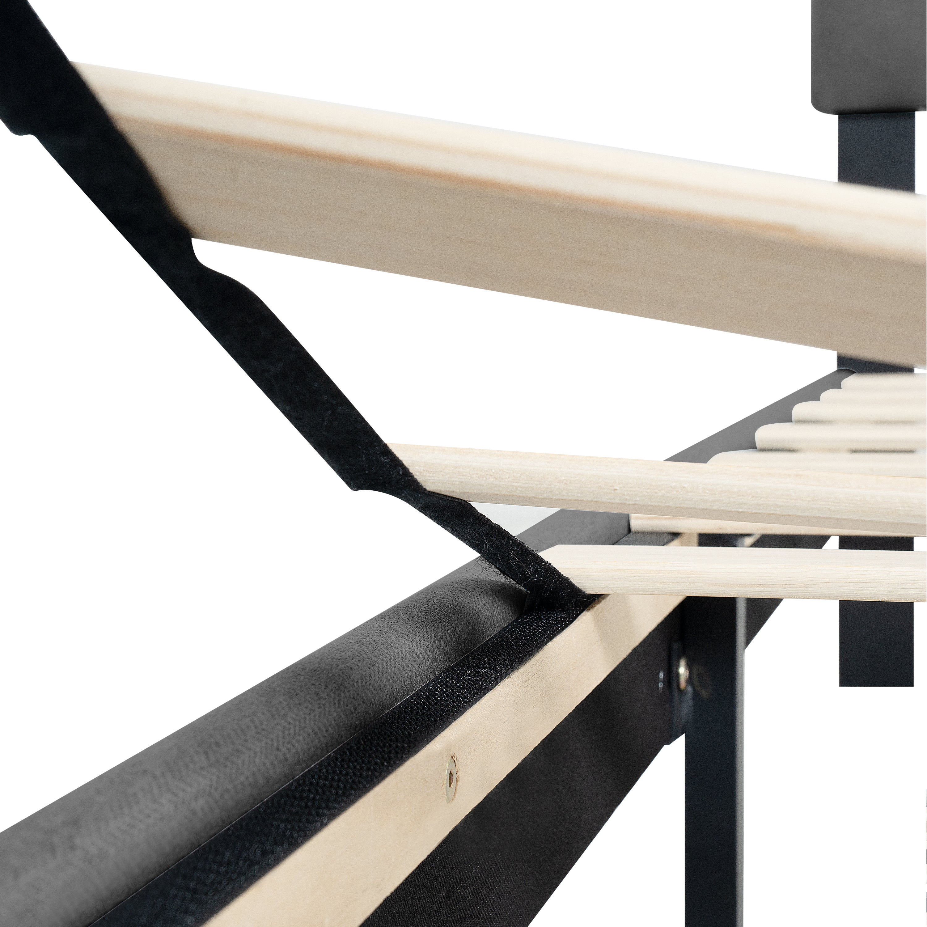 Twin Size Upholstered Platform Bed Frame with Modern Button Tufted Linen Fabric Headboard, No Box Spring Needed, Wood Slat Support, Easy Assembly, Drak Grey Twin Size Upholstered Platform Bed Frame with Modern Button Tufted Linen Fabric Headboard, No Box Spring Needed, Wood Slat Support, Easy Assembly, Drak Grey