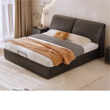 Modern Queen Size Bed with Pine Frame & Cotton Upholstered Headboard for Bedroom hmzsh-1269 Modern Queen Size Bed with Pine Frame & Cotton Upholstered Headboard for Bedroom hmzsh-1269