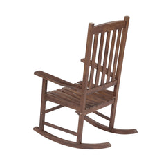 Outdoor Rocking Chair Patio Rocker Brown