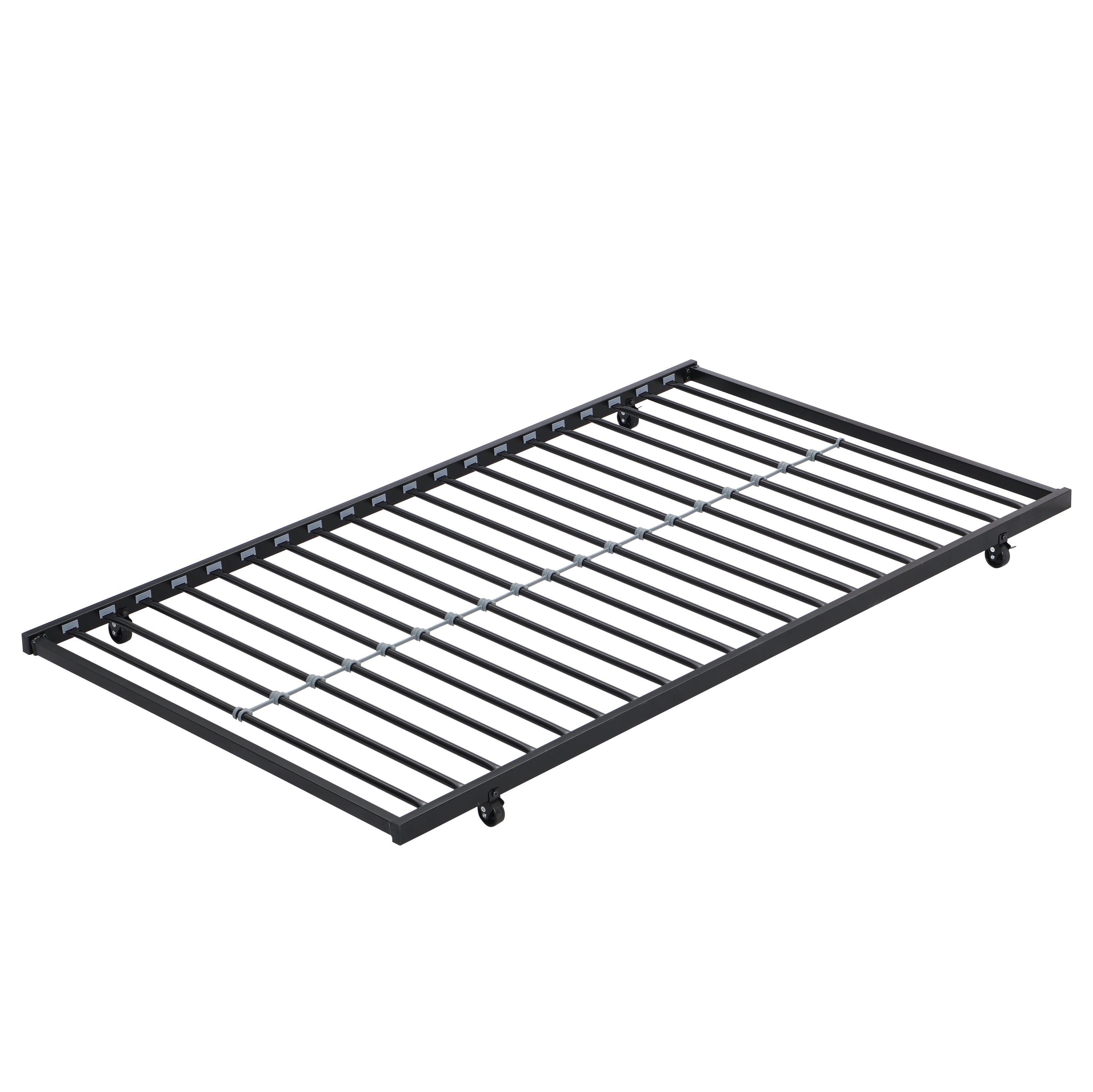 METAL Bunk Bed with trundle  Black METAL Bunk Bed with trundle  Black