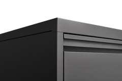 3 Drawer File Cabinet with Lock,Two Drawer Filing Cabinet,Vertical Metal File Cabinet for Home Office Organizer Storage Cabinet Fit Letter/A4/Legal Size File