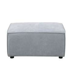 modular sofa Grayish blue chenille fabric, simple and grand, the seat and back is very soft. this is also a KNOCK DOWN sofa