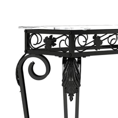 Glass & Metal Console Table, Entryway & Hallway Table