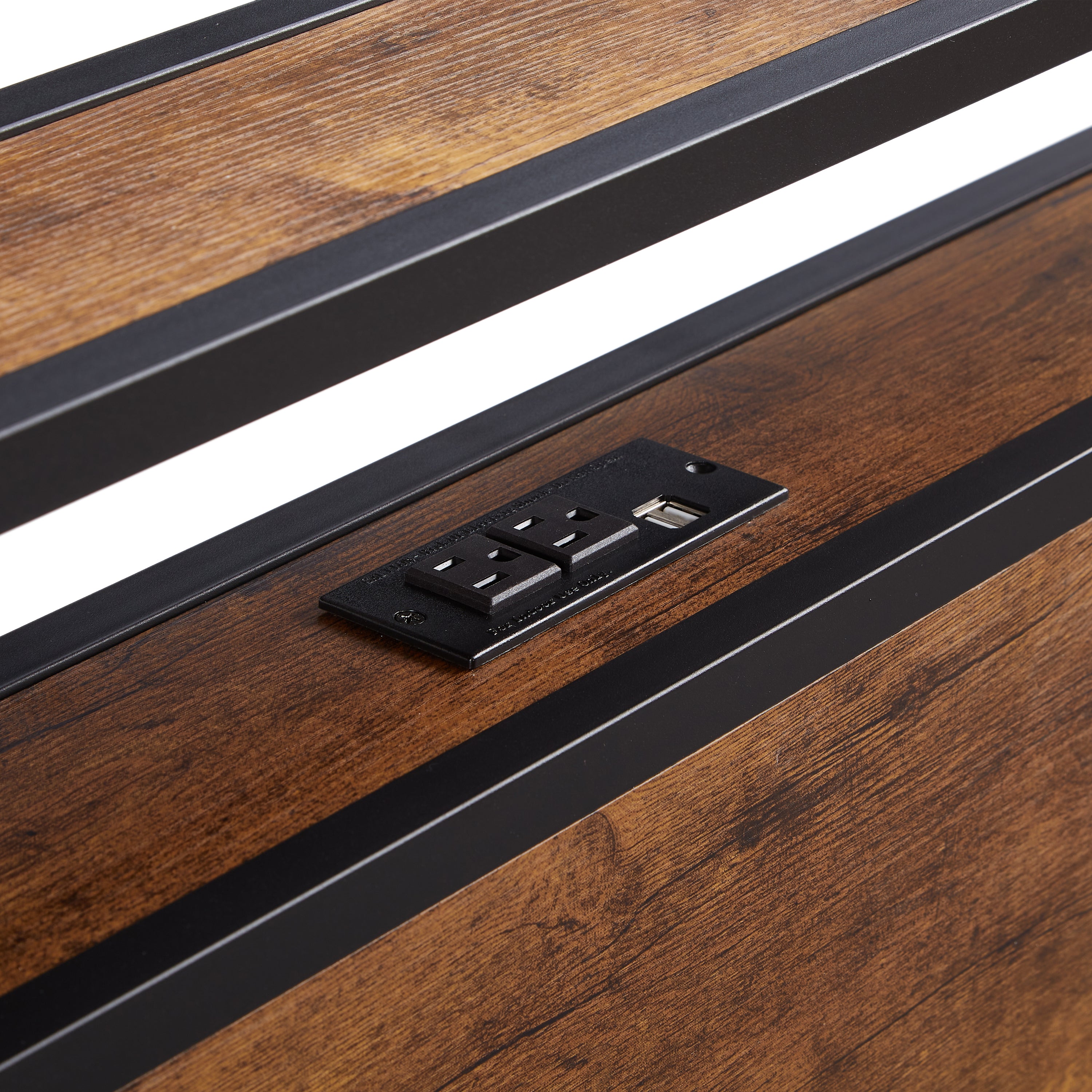 King Size Metal Platform Bed Frame with Wooden Headboard and Footboard with USB LINER, LED Lights ,No Box Spring Needed, Large Under Bed Storage, Easy Assemble King Size Metal Platform Bed Frame with Wooden Headboard and Footboard with USB LINER, LED Lights ,No Box Spring Needed, Large Under Bed Storage, Easy Assemble