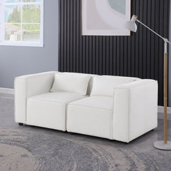 modular sofa BEIGE chenille fabric, simple and grand, the seat and back is very soft. this is also a KNOCK DOWN sofa