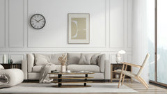 Upgrade your living space with our coffee table - made of safe materials and a sturdy frame, featuring a unique brown oak wood grain design and an easy-to-clean surface. Comes with detailed instructions for easy assembly.