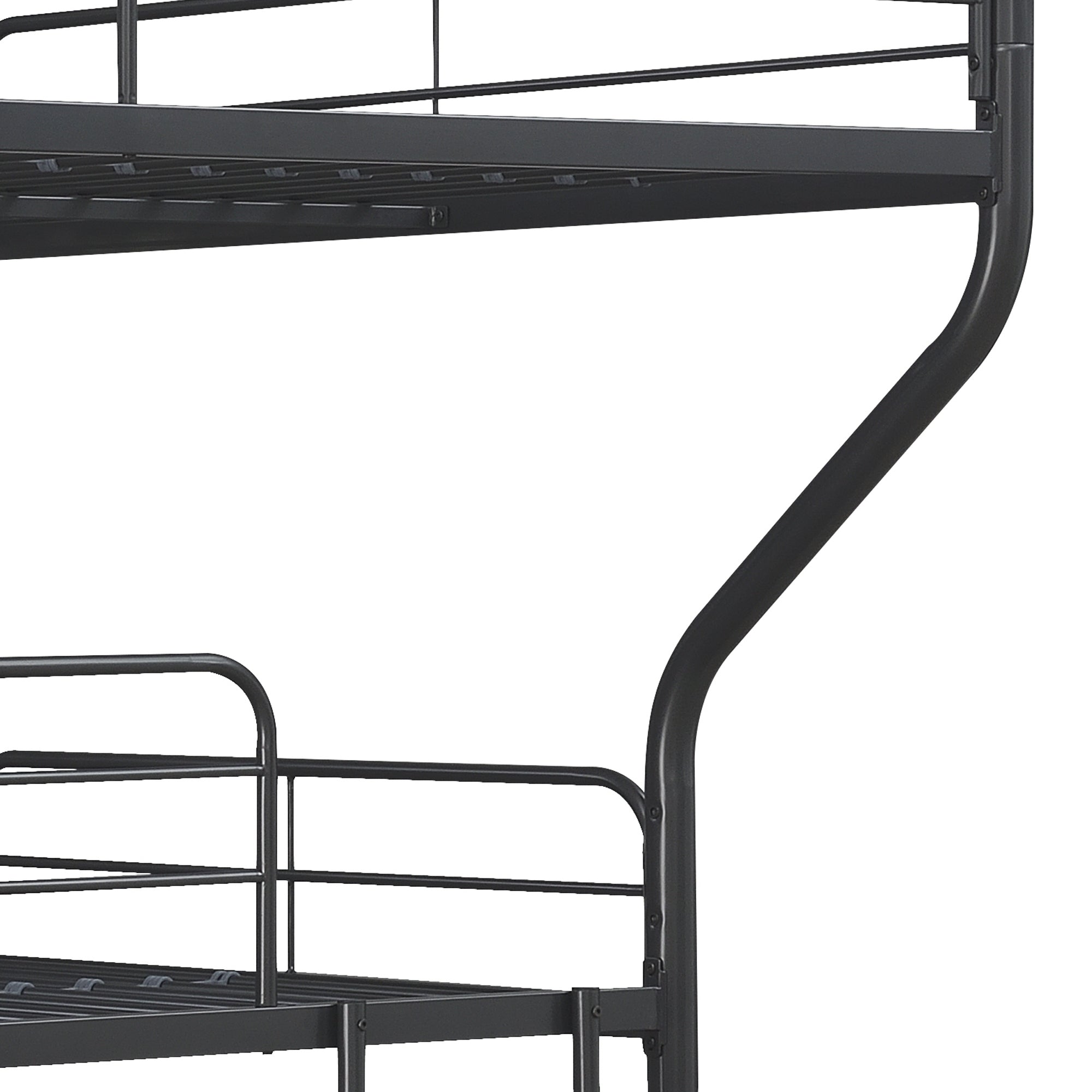 Furniture   Triple Bunk Bed, FULL/Twin/FULL, black Furniture   Triple Bunk Bed, FULL/Twin/FULL, black