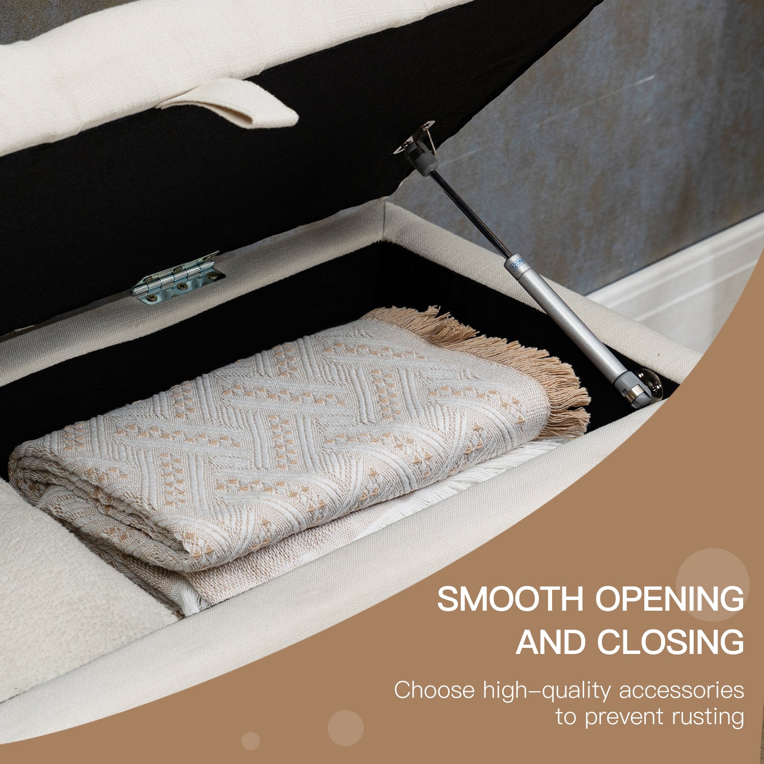 35 Inch Storage Ottoman, Button-Tufted Ottoman Linen Storage Bench, Ottoman with Storage 35 Inch Storage Ottoman, Button-Tufted Ottoman Linen Storage Bench, Ottoman with Storage