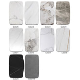 Modern Rectangular Sintered Stone Dining Table with Ash Wood Base for Dining Room fsm-311