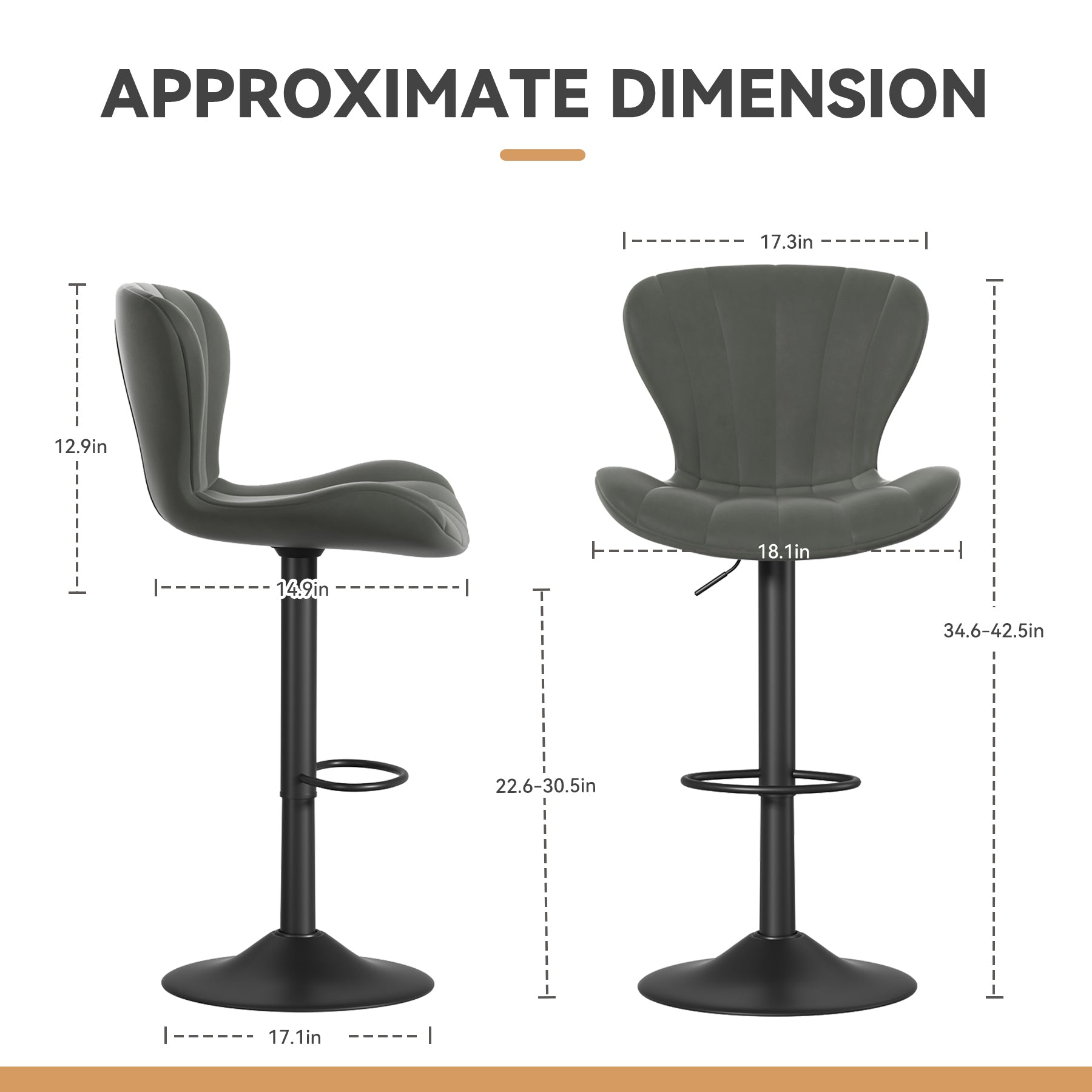 Stylish Faux Leather Bar Chair with Adjustable Height and Footrest - Perfect for Home or Commercial Use FU01052 Stylish Faux Leather Bar Chair with Adjustable Height and Footrest - Perfect for Home or Commercial Use FU01052