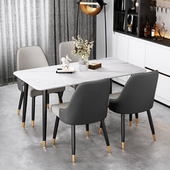 Minimalistic Ash Wood Dining Chair with Faux Leather Upholstery - Modern Elegance for Diningroom jh-chair-a(xp)