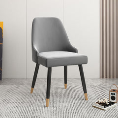 Minimalistic Ash Wood Dining Chair with Faux Leather Upholstery - Modern Elegance for Diningroom jh-chair-a(xp)