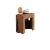 Functional Dining Table Cabinet in Convertible Rectangle – Perfect Choice for Small Space, Table ONLY fjnl-1583