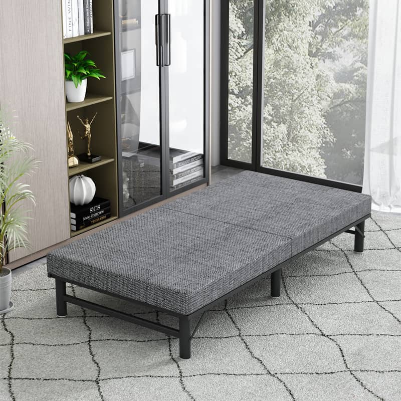 Modern Grey & Black Bed with Bamboo Charcoal Foam and Laminated Wood fcsnm-904 Modern Grey & Black Bed with Bamboo Charcoal Foam and Laminated Wood fcsnm-904