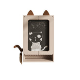 Wall-Mount Foldable Wooden Dining Table for 4 – Perfect for Small Space, Table only fjnl-1584