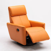 Stylish Techno Fabric Sofa - Vibrant Orange, Blue & Gray with Durable Metal Frame fykl-441