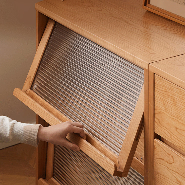 Modern Cherry Wood Bookshelf - Stylish and Functional Storage Solution Cabinet for Your Room Y84X26 Modern Cherry Wood Bookshelf - Stylish and Functional Storage Solution Cabinet for Your Room Y84X26