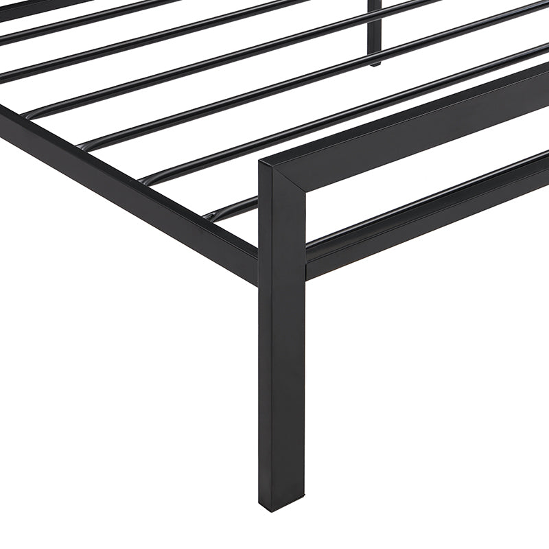 Twin Size metal bed Sturdy System Metal Bed Frame ,Modern style and comfort to any bedroom ,black Twin Size metal bed Sturdy System Metal Bed Frame ,Modern style and comfort to any bedroom ,black
