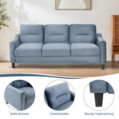 Comfy Sectional Sofa for Small Spaces, Home, or Office Use