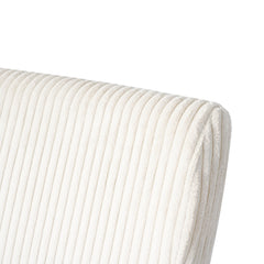 Black Teddy Wool Dining Chair with Gold Metal Legs (Set of 4)