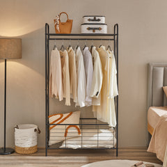 Freestanding Garment Rack, Open Wardrobe with Hanging Rail