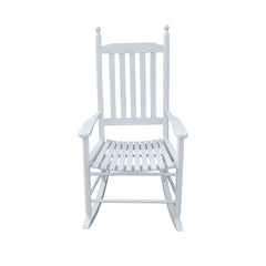 wooden porch rocker chair WHITE, without mat