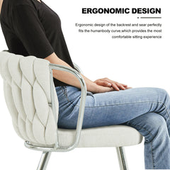 Dark Grey Linen Bar Chair with Gold Plated Legs (Set of 2)