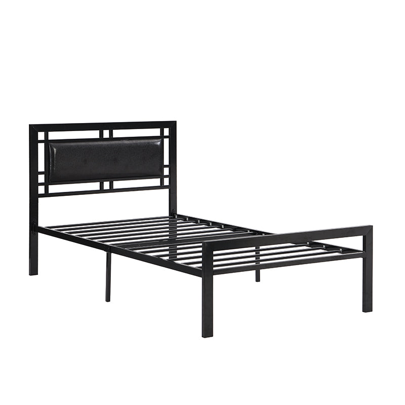 Twin Size metal bed Sturdy System Metal Bed Frame ,Modern style and comfort to any bedroom ,black Twin Size metal bed Sturdy System Metal Bed Frame ,Modern style and comfort to any bedroom ,black