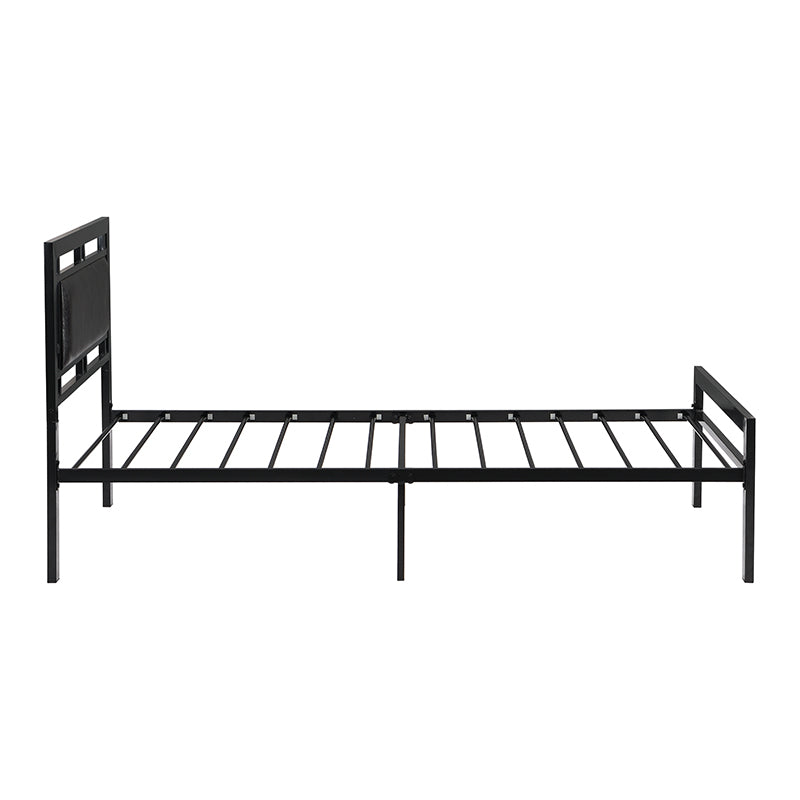 Twin Size metal bed Sturdy System Metal Bed Frame ,Modern style and comfort to any bedroom ,black Twin Size metal bed Sturdy System Metal Bed Frame ,Modern style and comfort to any bedroom ,black